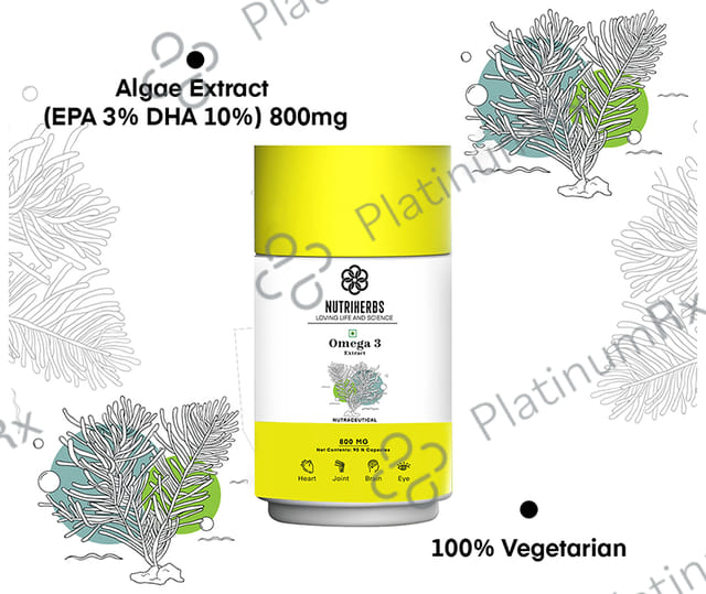 Nutriherbs Omega 3 Extract 800mg Capsule 90 capsules
