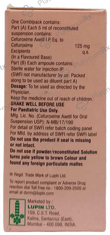 Cetil 125mg Dry Syrup 60ml