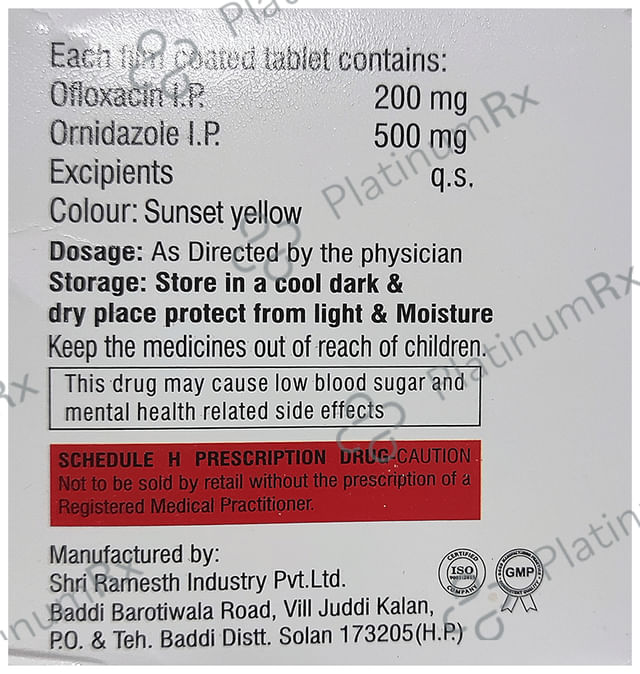 Ofloxis-OZ Tablet