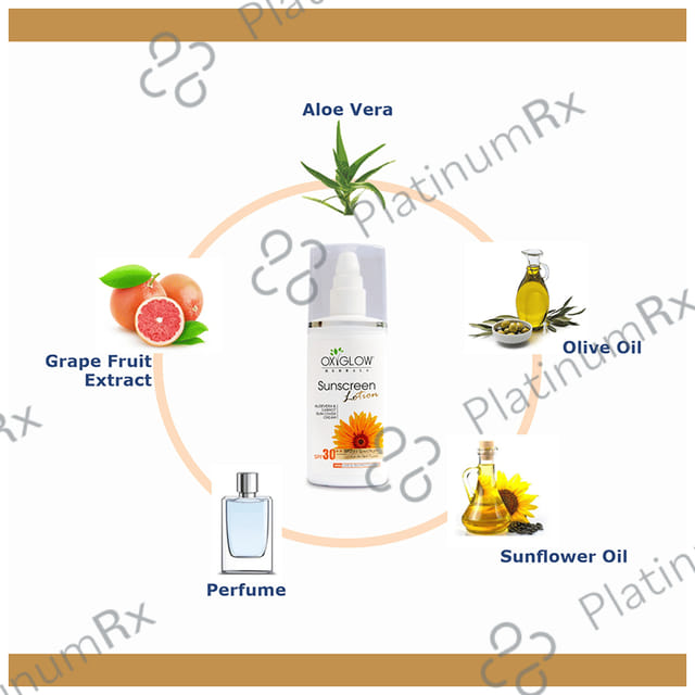 Oxyglow Herbals Sunscreen SPF 30++ Lotion 100ml