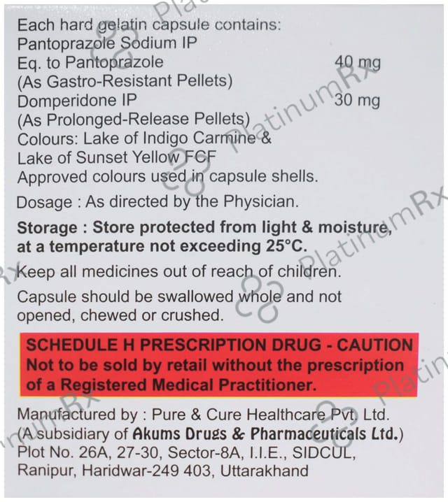 Rephan 30/40mg D Capsule PR 10s