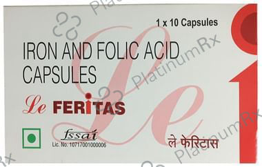 Le Feritas 27/10mg/250mcg Capsule 10s