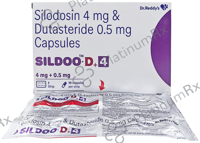 Sildoo D Plus 4/0.5mg Capsule 10s