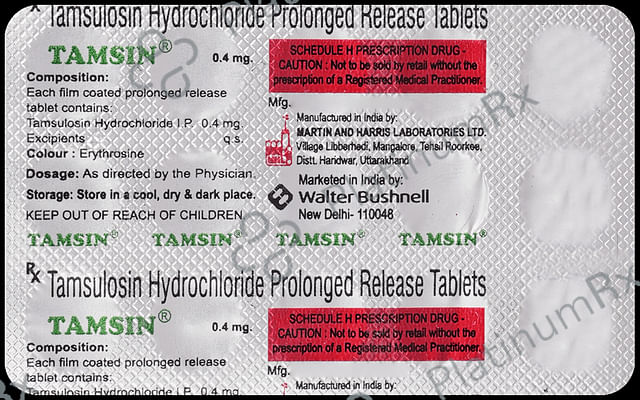 Tamsin 0.4mg Tablet PR
