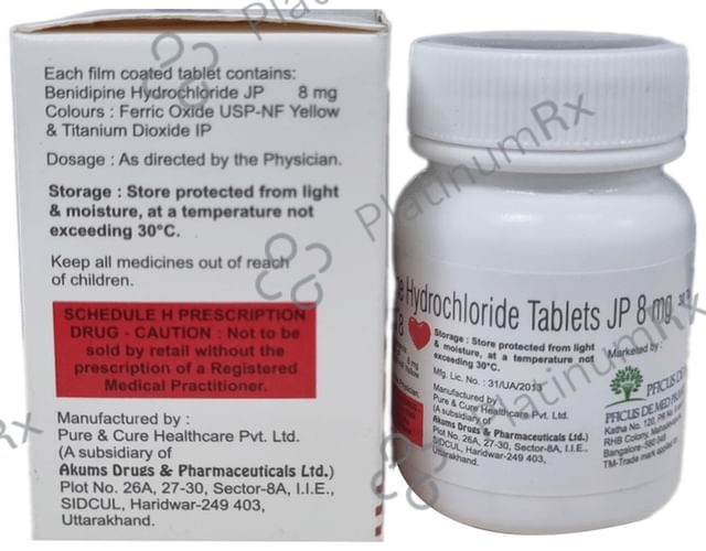 Benipres 8mg Tablet 30s