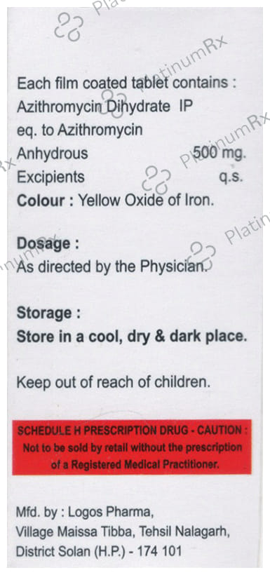 Azidure 500mg Tablet