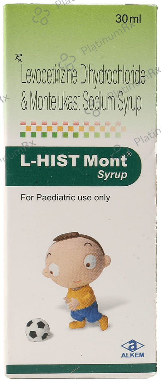 L Hist Mont 5/10mg Syrup 30ml