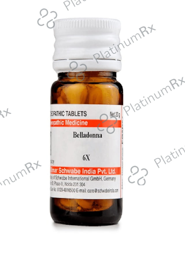 Dr Willmar Schwabe India Belladonna Trituration Tablet 6X