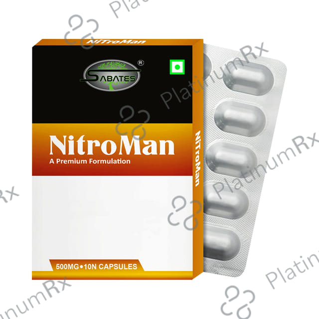 Sabates Nitro Man Capsule 10 capsules