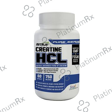 Nutrija Creatine HCL 750mg Capsule