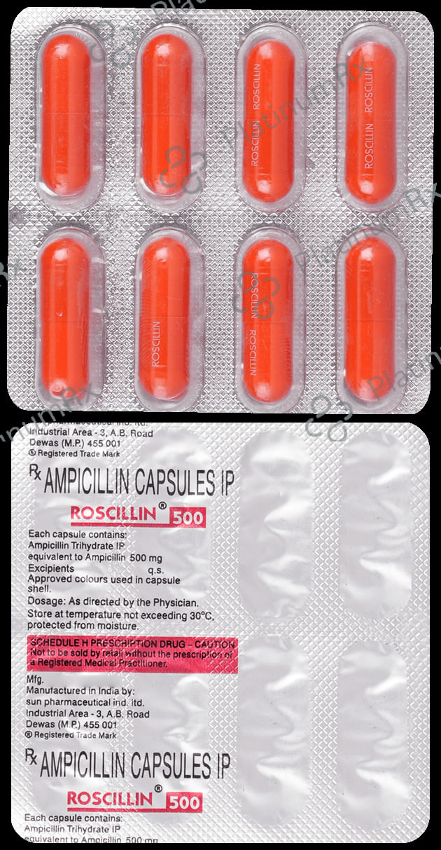 Roscillin 500mg Capsule 8s