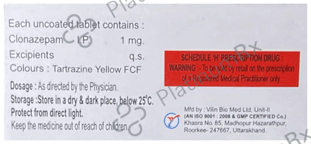 Epizep 1mg Tablet 10s