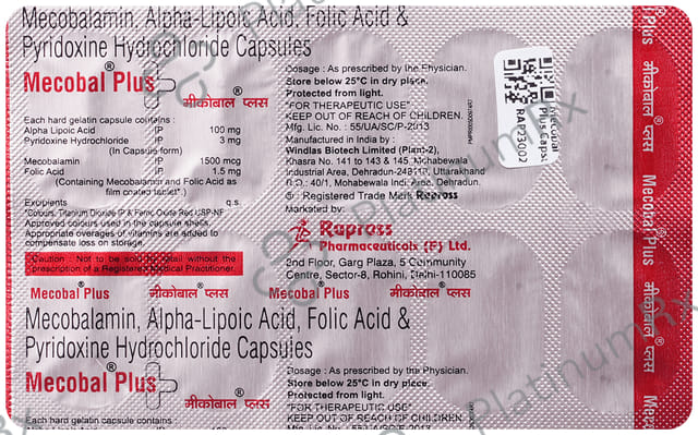 Mecobal Plus Capsule 10s