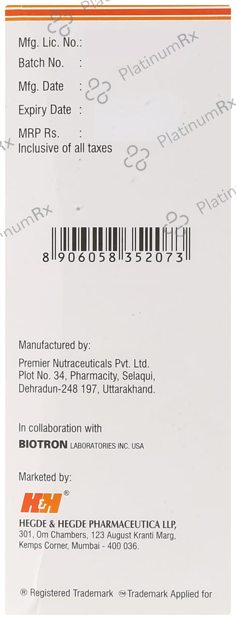 Ferhance Orange Flavour Oral Suspension 200ml