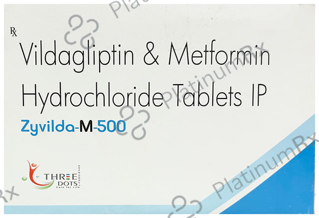 Zyvilda M 500mg/50mg Tablet 15 tablets