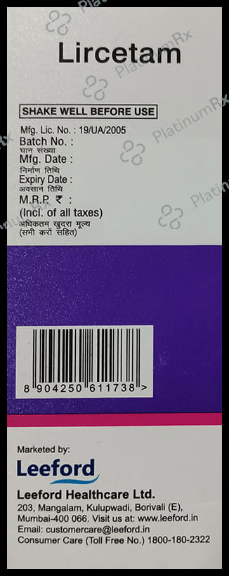 Lircetam Oral Solution 100ml