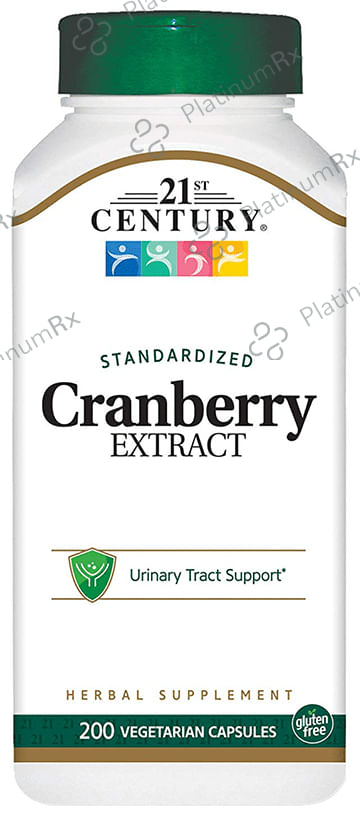 21st Century Cranberry Extract Vegetarian Capsules