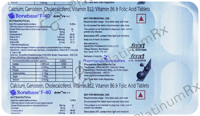 Bonebase F 40mg Tablet 10s