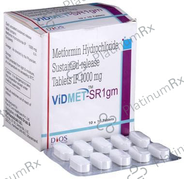 Vidmet-SR 1g Tablet