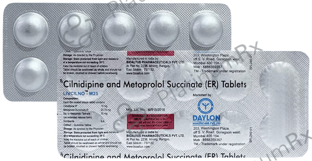 Livcilno M 10mg/25mg Tablet ER