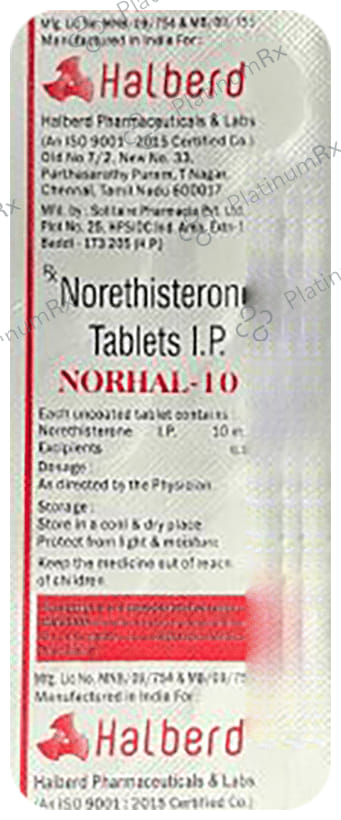 Norhal 10 Tablet