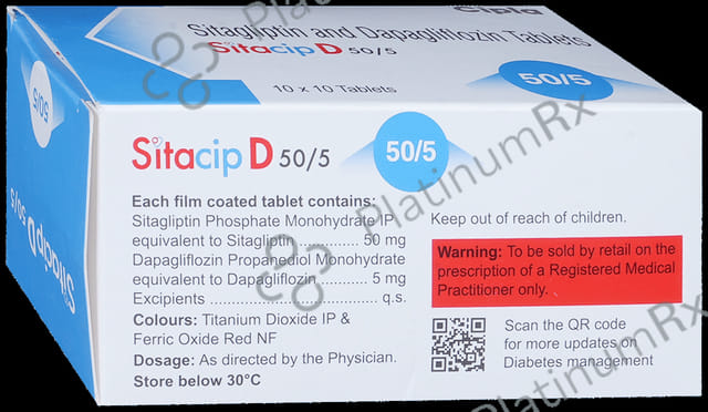 Sitacip D 5mg/50mg Tablet