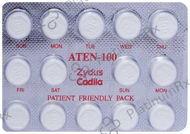 Aten 100mg Tablet 14s