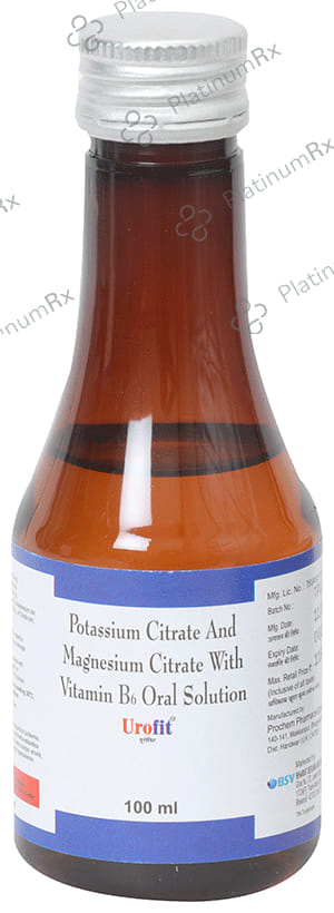 Urofit 375/1100/20mg Oral Solution 100ml