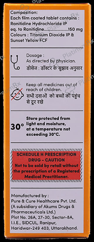 Aidtac 150mg Tablet 30s