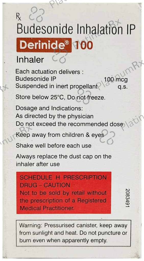 Derinide 100mcg CFC Free Inhaler 200MDI