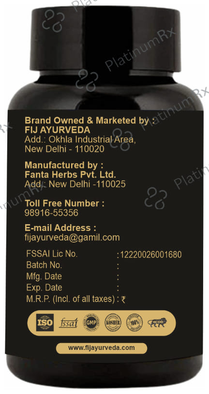 Fij Ayurveda Ultra Omega 3 Fish Oil 1000mg Softgel 60s
