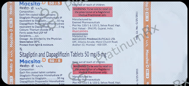 Macsita-D 50/5 Tablet