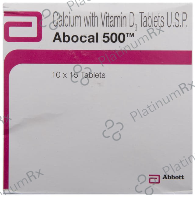 Abocal 500mg/500IU Tablet 15s