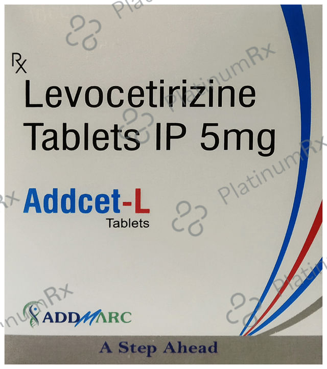 Addcet L 5mg Tablet 10s