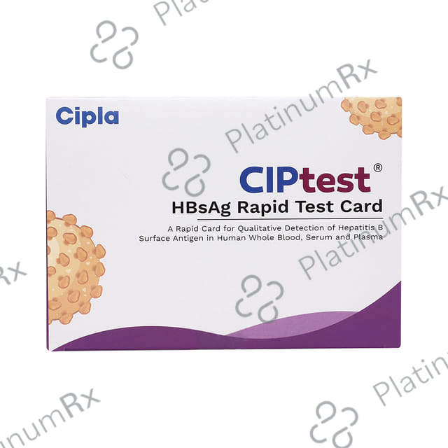 Ciptest HBsAg Rapid Test Card