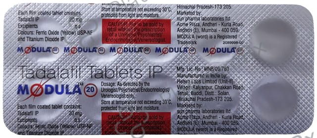 Modula 20mg Tablet 10s