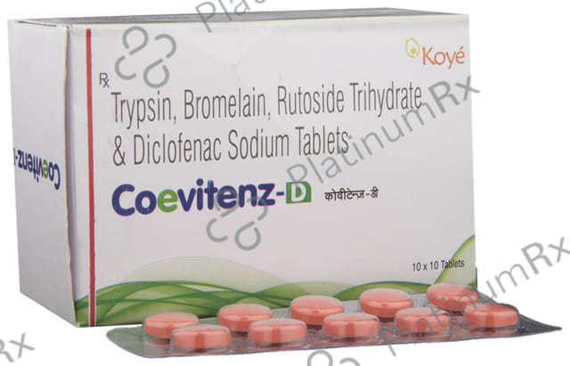 Coevitenz D 90/50/100/48mg Tablet 10s