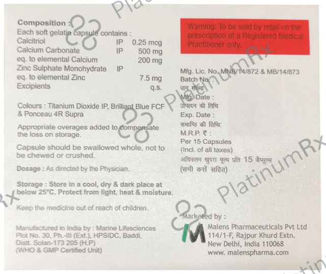 Calceto Softgel Capsule