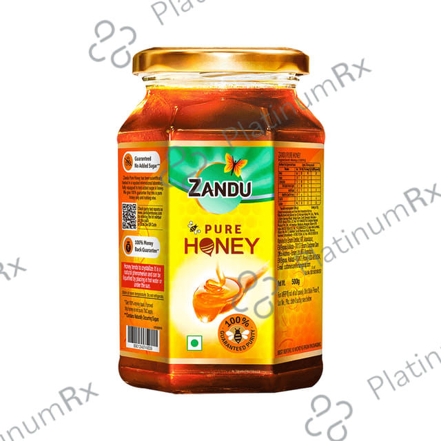 Zandu Pure Honey for Energy & Weight Management No Sugar Adulteration 500gm