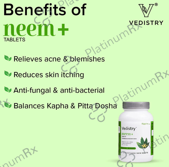 Vedistry Neem+ Tablet for Skin