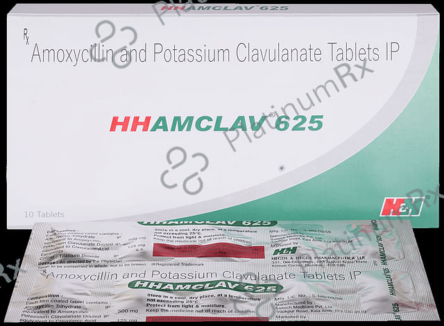 Hhamclav 500/125mg Tablet 10s