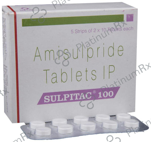 Sulpitac 100mg Tablet 10s