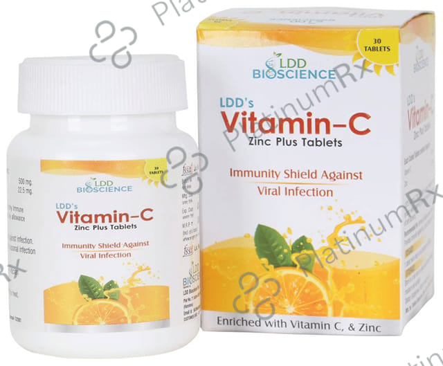 LDD Bioscience Vitamin-C Zinc Plus Tablet