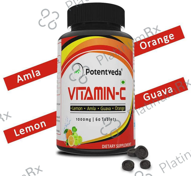 Potentveda Vitamin C 1000mg Tablet 60s