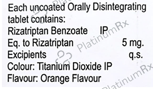 Rizonitime 5mg Disintegrating Tablet 10s