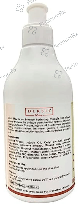 Dersil Max Moisturising Lotion