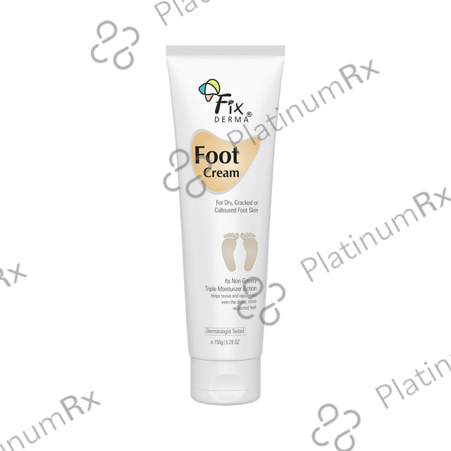 Fixderma Foot Cream - For Dry, Cracked or Calloused Foot Skin 150 gm