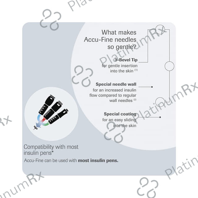 Accu Fine Needle Pen 4mm 33G 100s