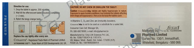 Citravite FIZZ Effervescent Tablet