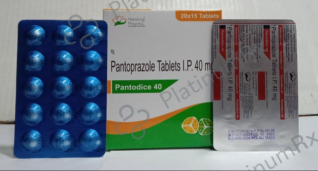 Pantodice 40mg Tablet 15s